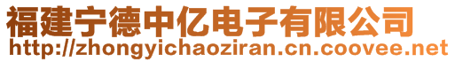 福建寧德中億電子有限公司