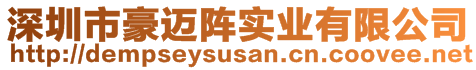 深圳市豪邁陣實(shí)業(yè)有限公司