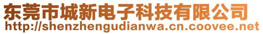 東莞市城新電子科技有限公司