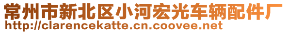 常州市新北區(qū)小河宏光車輛配件廠