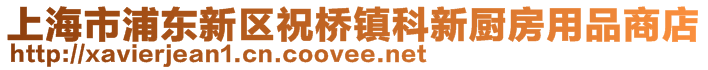 上海市浦東新區祝橋鎮科新廚房用品商店