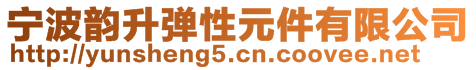 寧波韻升彈性元件有限公司