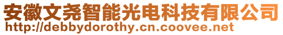 安徽文堯智能光電科技有限公司