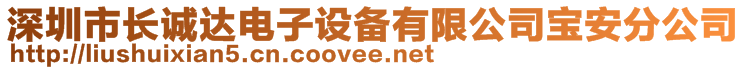 深圳市長誠達電子設備有限公司寶安分公司