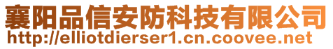 襄阳品信安防科技有限公司