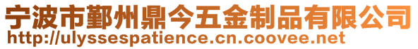 寧波市鄞州鼎今五金制品有限公司