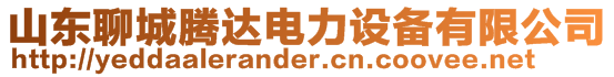 山東聊城騰達電力設(shè)備有限公司