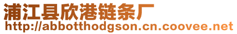 浦江縣欣港鏈條廠