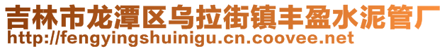 吉林市龙潭区乌拉街镇丰盈水泥管厂