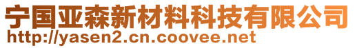 寧國亞森新材料科技有限公司