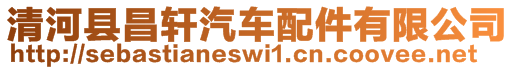 清河縣昌軒汽車配件有限公司