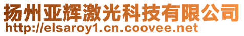 扬州亚辉激光科技有限公司