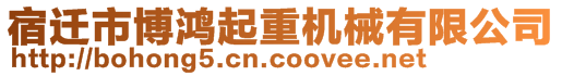 宿遷市博鴻起重機械有限公司