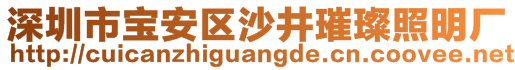 深圳市寶安區(qū)沙井璀璨照明廠