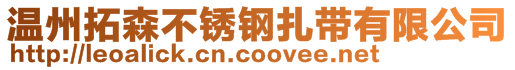 溫州拓森不銹鋼扎帶有限公司