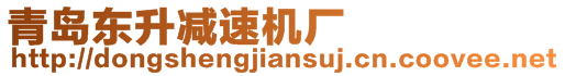 青島東升減速機(jī)廠