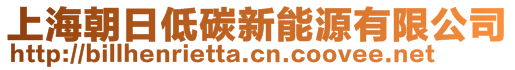 上海朝日低碳新能源有限公司