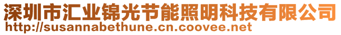 深圳市匯業(yè)錦光節(jié)能照明科技有限公司