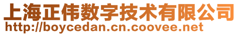 上海正偉數字技術有限公司