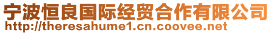 寧波恒良國際經(jīng)貿(mào)合作有限公司