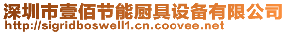 深圳市壹佰節(jié)能廚具設(shè)備有限公司