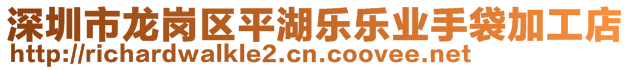 深圳市龍崗區(qū)平湖樂樂業(yè)手袋加工店