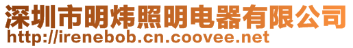 深圳市明炜照明电器有限公司