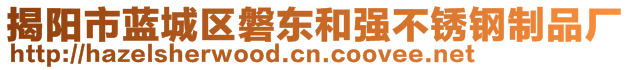 揭阳市蓝城区磐东和强不锈钢制品厂