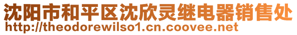 沈陽市和平區(qū)沈欣靈繼電器銷售處