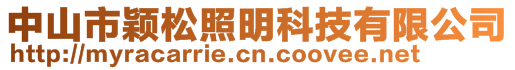 中山市穎松照明科技有限公司