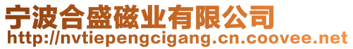 寧波合盛磁業(yè)有限公司
