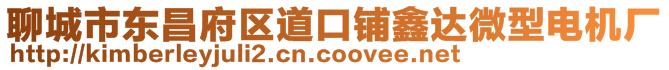 聊城市東昌府區(qū)道口鋪鑫達微型電機廠