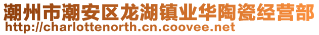 潮州市潮安區龍湖鎮業華陶瓷經營部