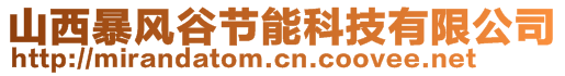 山西暴風(fēng)谷節(jié)能科技有限公司