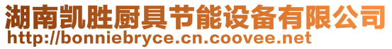 湖南凱勝廚具節(jié)能設(shè)備有限公司