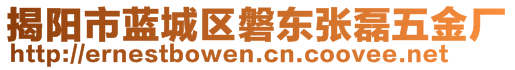 揭陽市藍(lán)城區(qū)磐東張磊五金廠