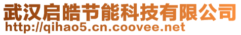 武漢啟皓節(jié)能科技有限公司