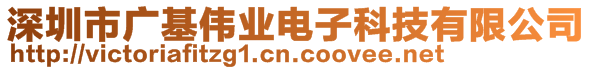 深圳市廣基偉業(yè)電子科技有限公司