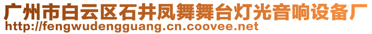 广州市白云区石井凤舞舞台灯光音响设备厂