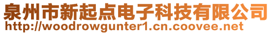 泉州市新起點電子科技有限公司