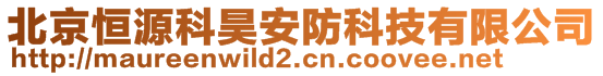 北京恒源科昊安防科技有限公司