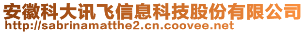 安徽科大訊飛信息科技股份有限公司