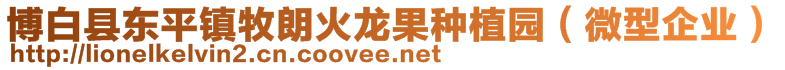 博白縣東平鎮(zhèn)牧朗火龍果種植園（微型企業(yè)）