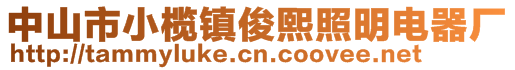 中山市小榄镇俊熙照明电器厂
