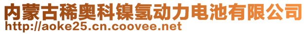 內蒙古稀奧科鎳氫動力電池有限公司