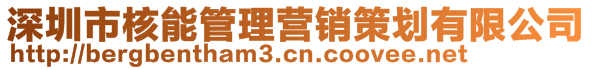 深圳市核能管理營銷策劃有限公司