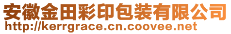 安徽金田彩印包裝有限公司