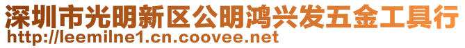 深圳市光明新區公明鴻興發五金工具行