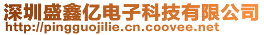 深圳盛鑫億電子科技有限公司