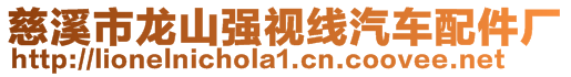 慈溪市龍山強(qiáng)視線汽車配件廠